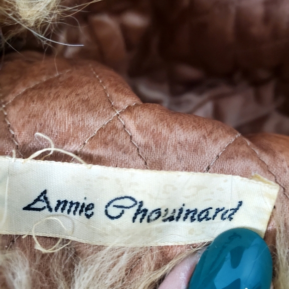 Vintage Mongolian Winter Coyote Fur Suede Fluffy Beanie Warm Thick Hat💚 - Picture 8 of 8